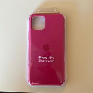 Apple iPhone 11 Pro Silicone Case- Pomegranate